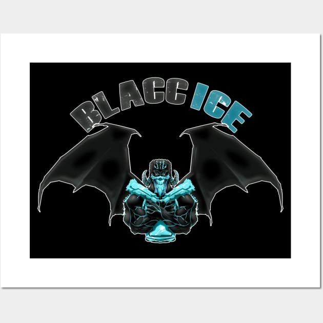 Blacc Ice (Cross Arms) Wall Art by The Melanites